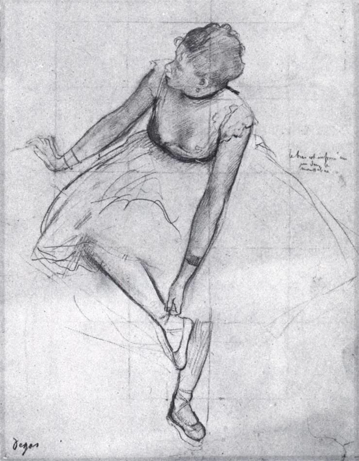 Ballerina che regola la sua pantofola - Metropolitan Museum of Art, New York